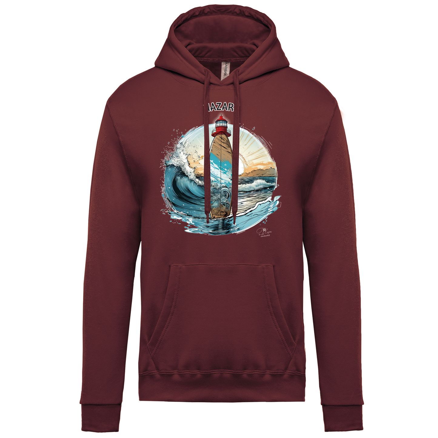 Sweatshirt Kariban com Capuz Sol Nazaré
