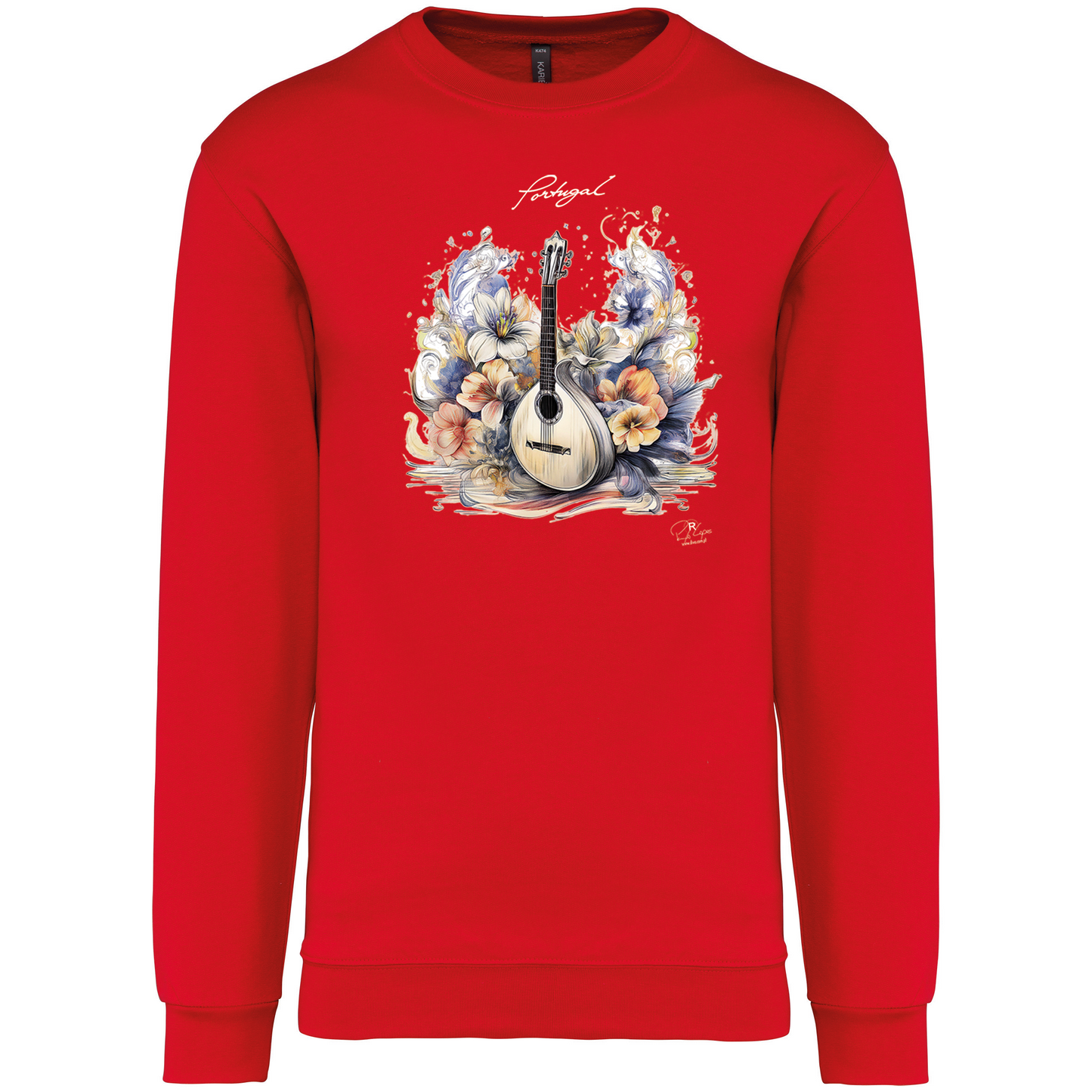 Sweatshirt Kariban sem Capuz Guitarra Portuguesa