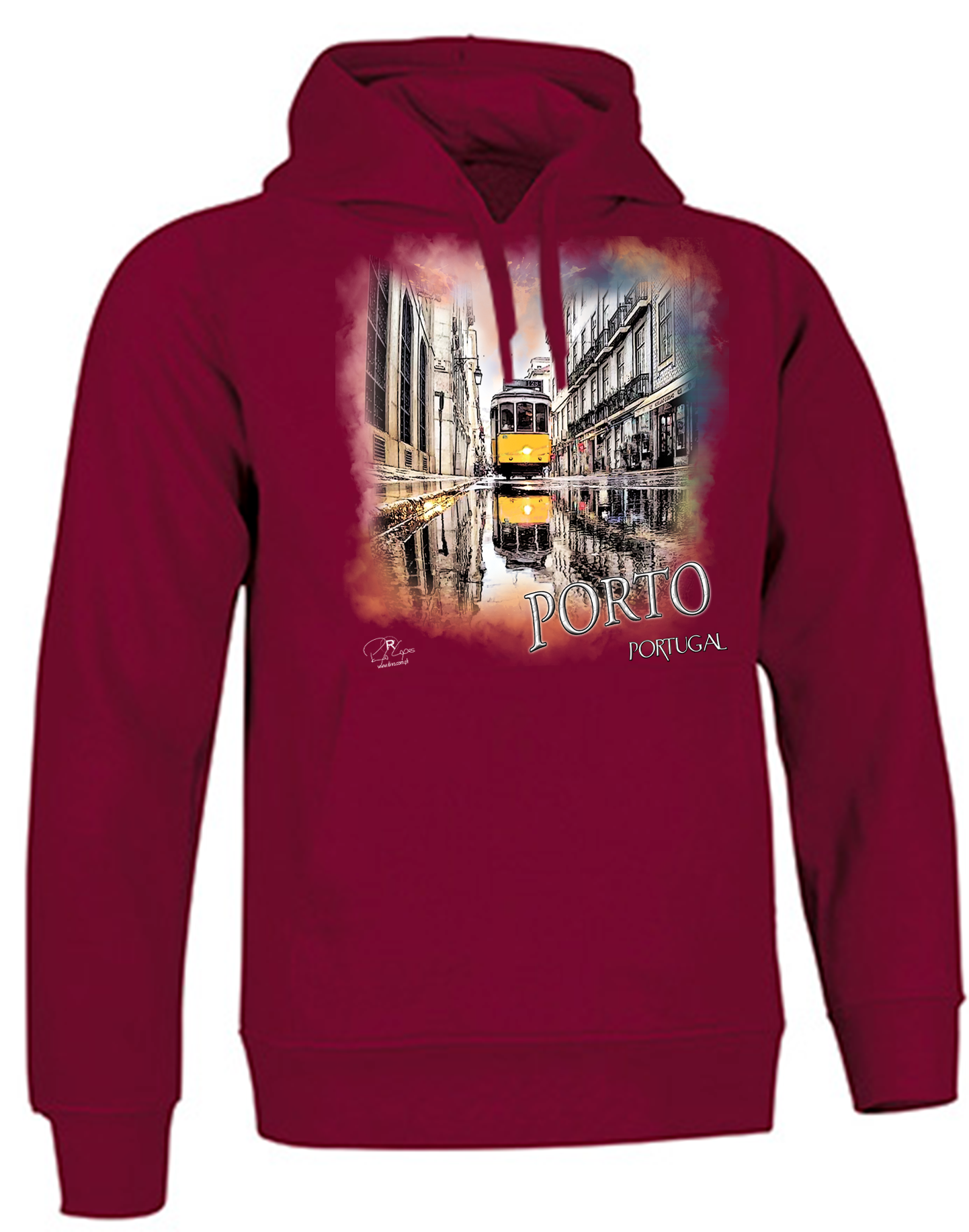 Sweatshirt Valento com Capuz, Espelho Lp