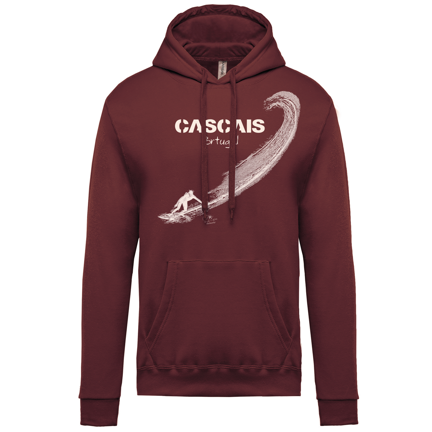 Sweatshirt Kariban com Capuz Surf Cascais