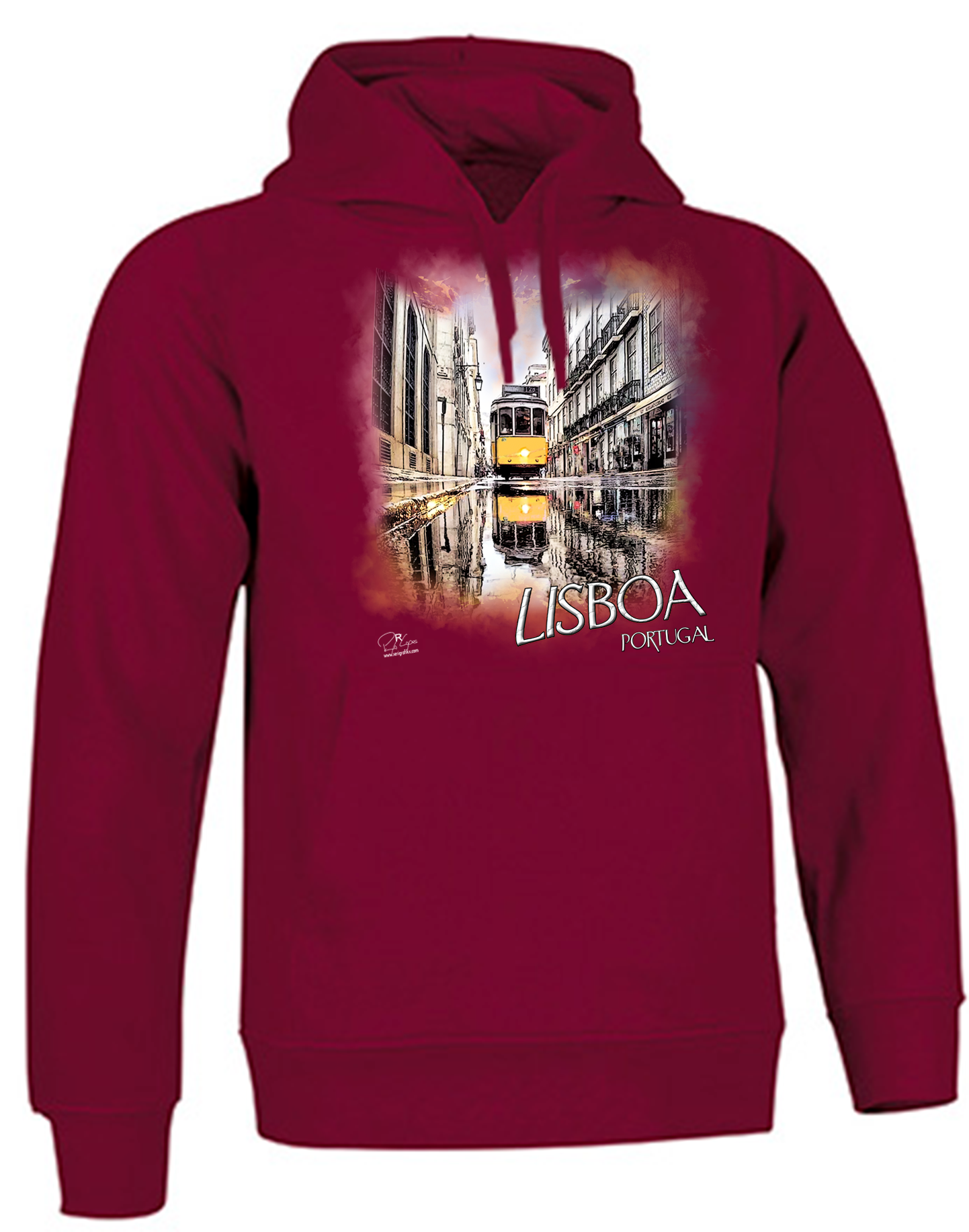 Sweatshirt Valento com Capuz, Espelho Lisboa