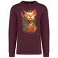 Sweatshirt Kariban sem Capuz Tattooed Cat