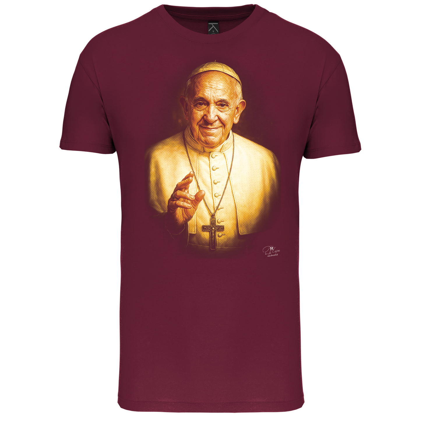T-Shirt Algodão Biológico Papa Francisco