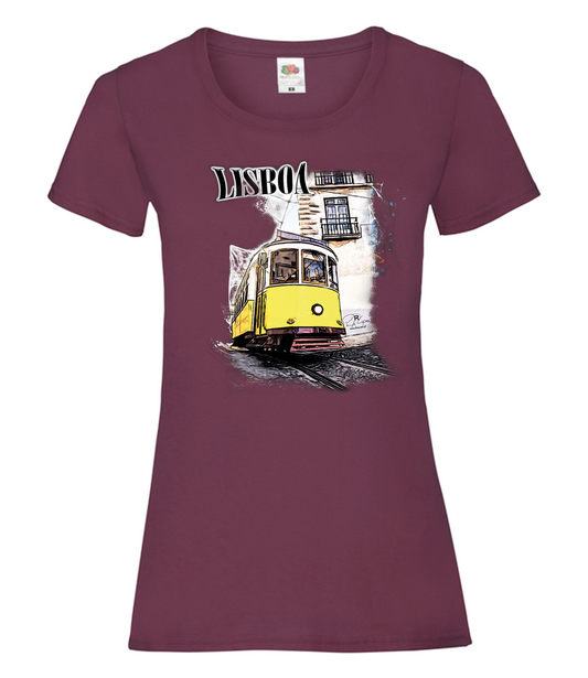 T-shirt Senhora Crazy Tram