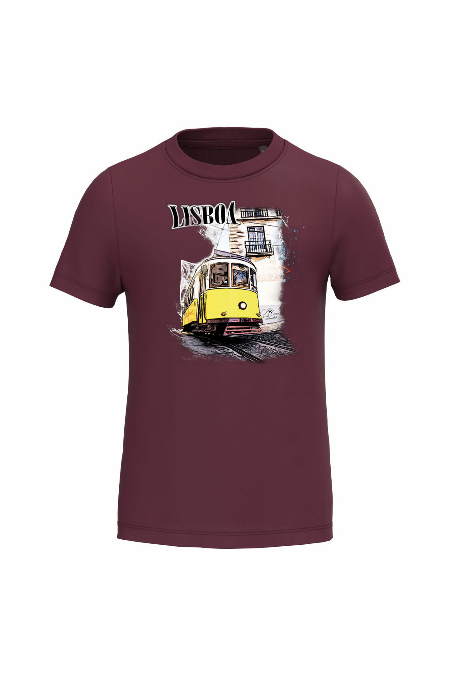 T-shirt de Criança Kariban Crazy Tram