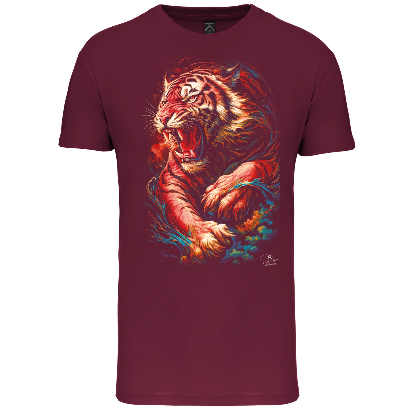 T-Shirt Algodão Biológico Angry Tiger