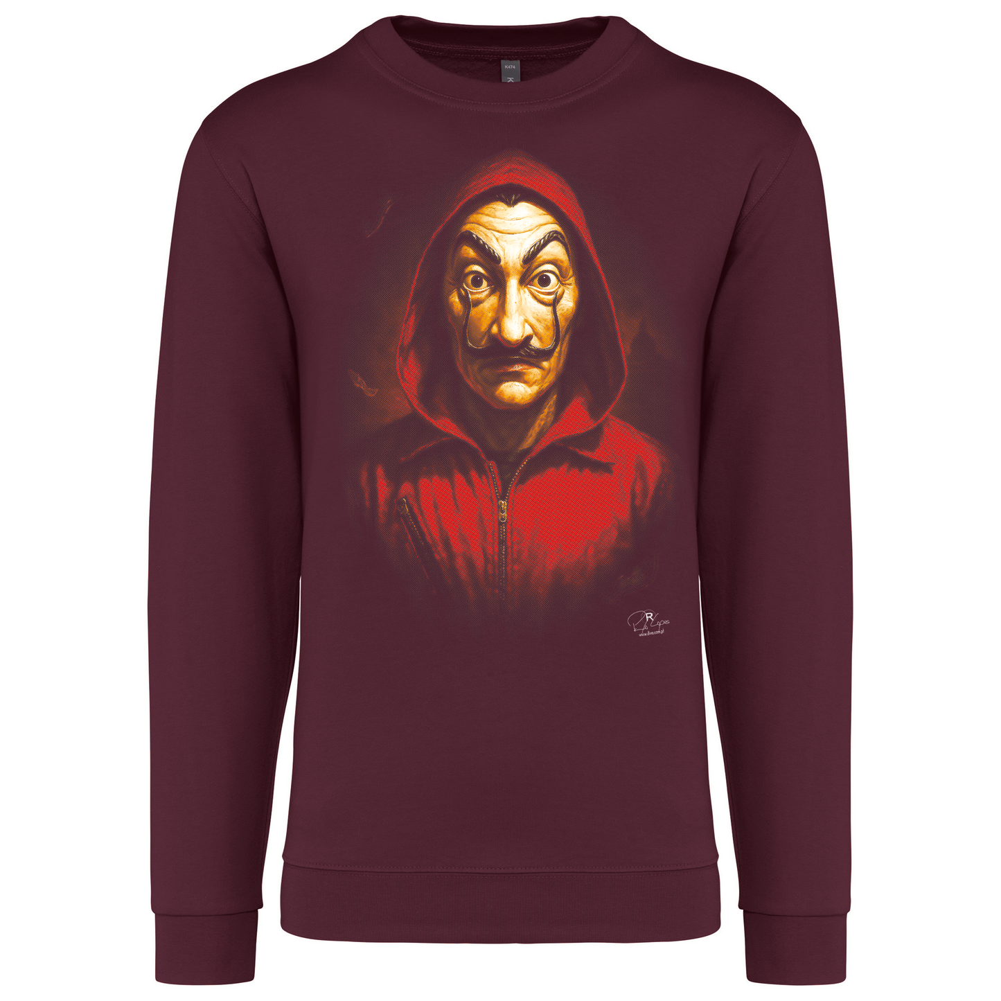 Sweatshirt Kariban sem Capuz Revolution Mask
