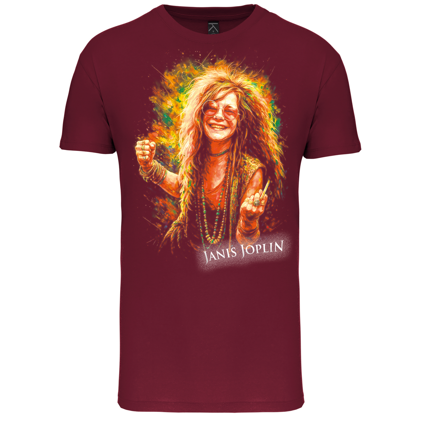 T-Shirt Algodão Biológico Janis Joplin