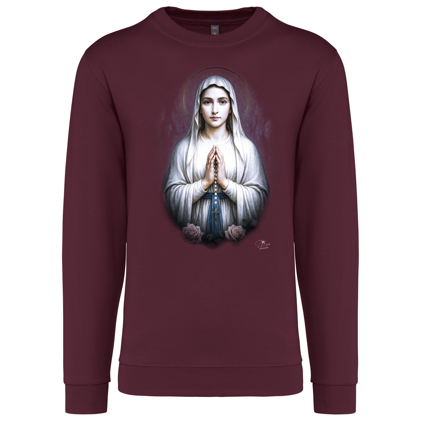 Sweatshirt Kariban sem Capuz Virgem