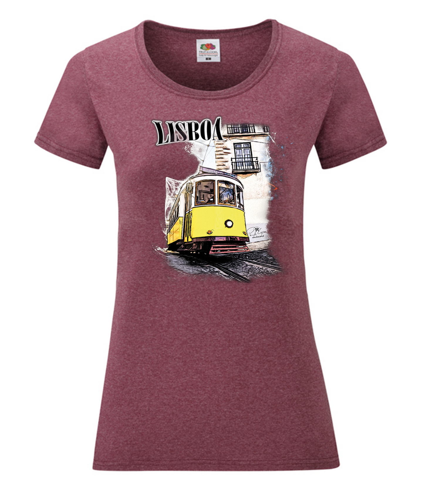 T-shirt Senhora Crazy Tram