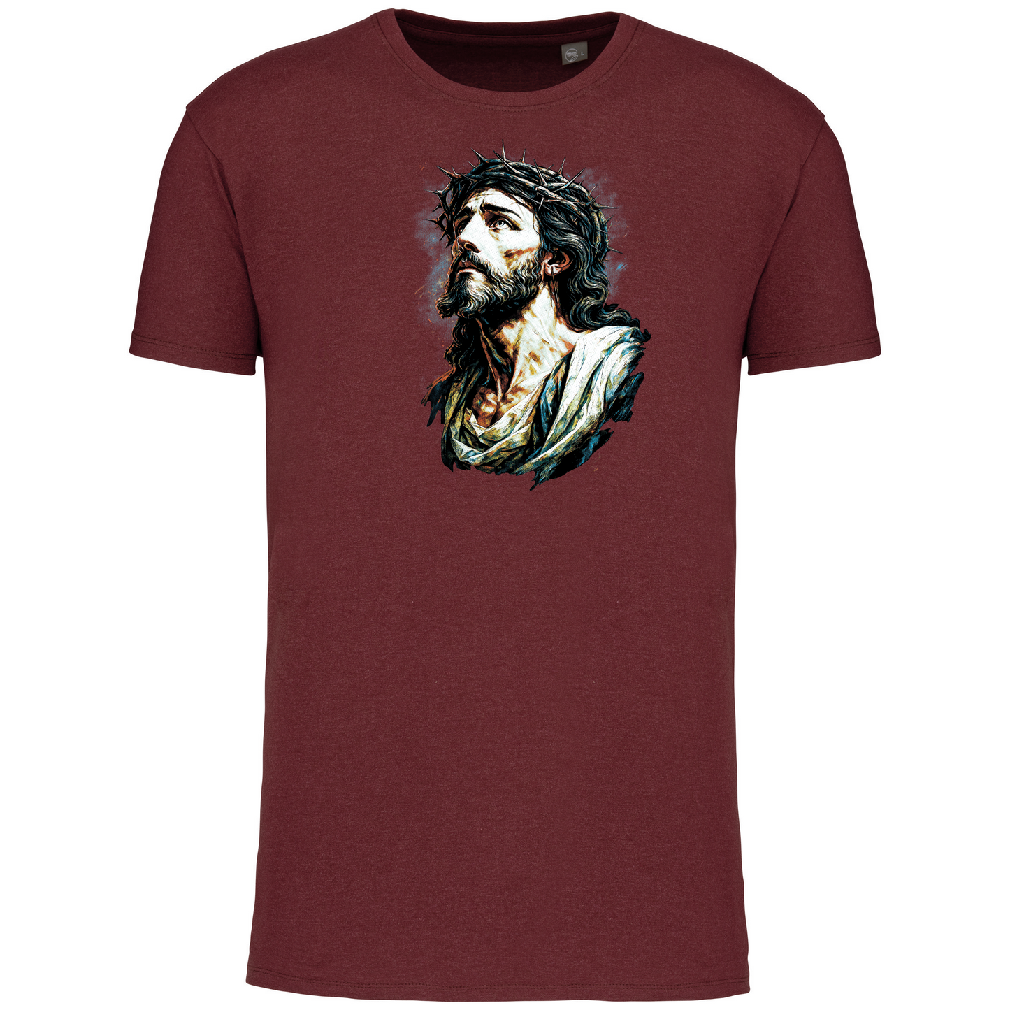 T-Shirt Algodão Biológico Jesus Cristo