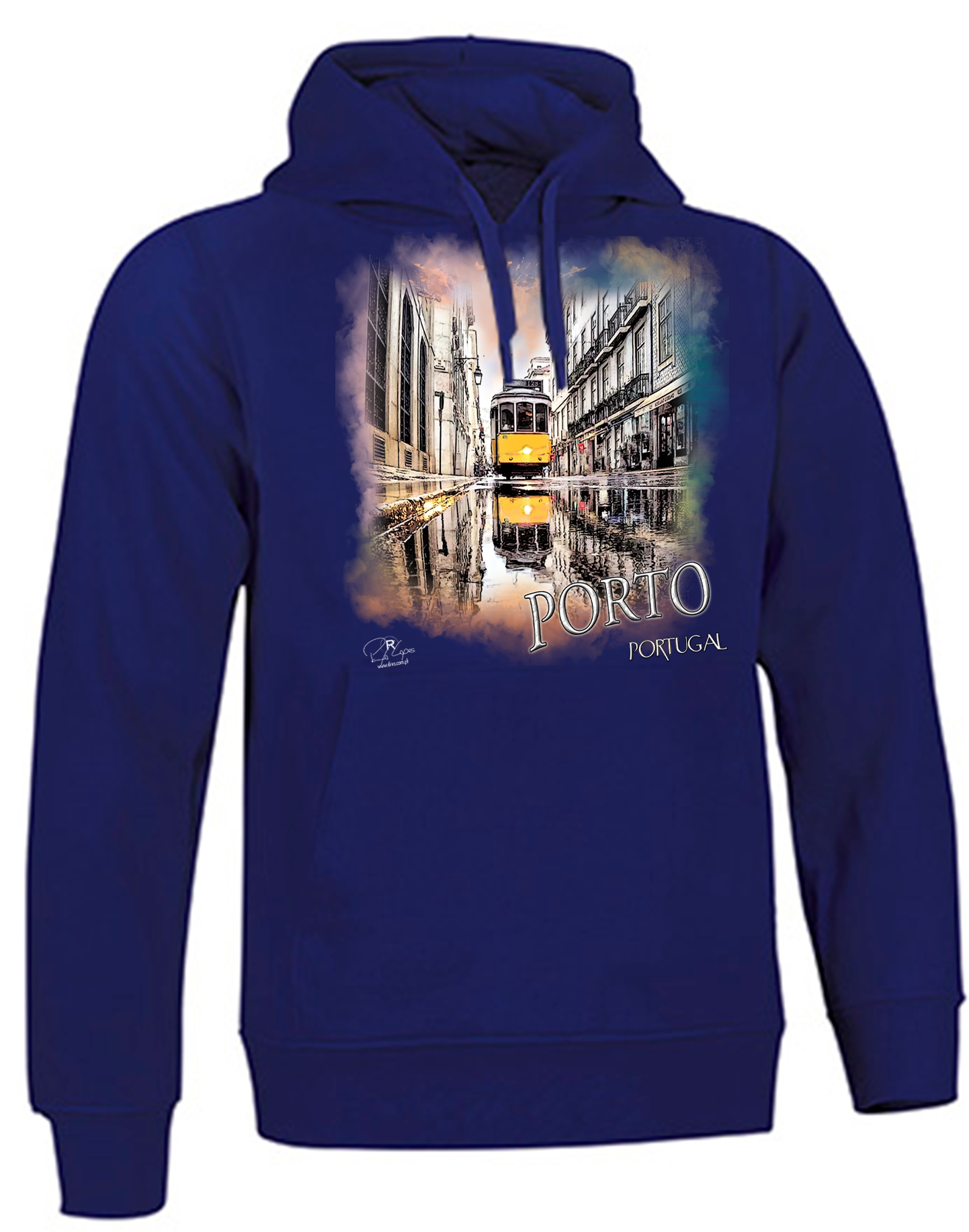 Sweatshirt Valento com Capuz, Espelho Lp