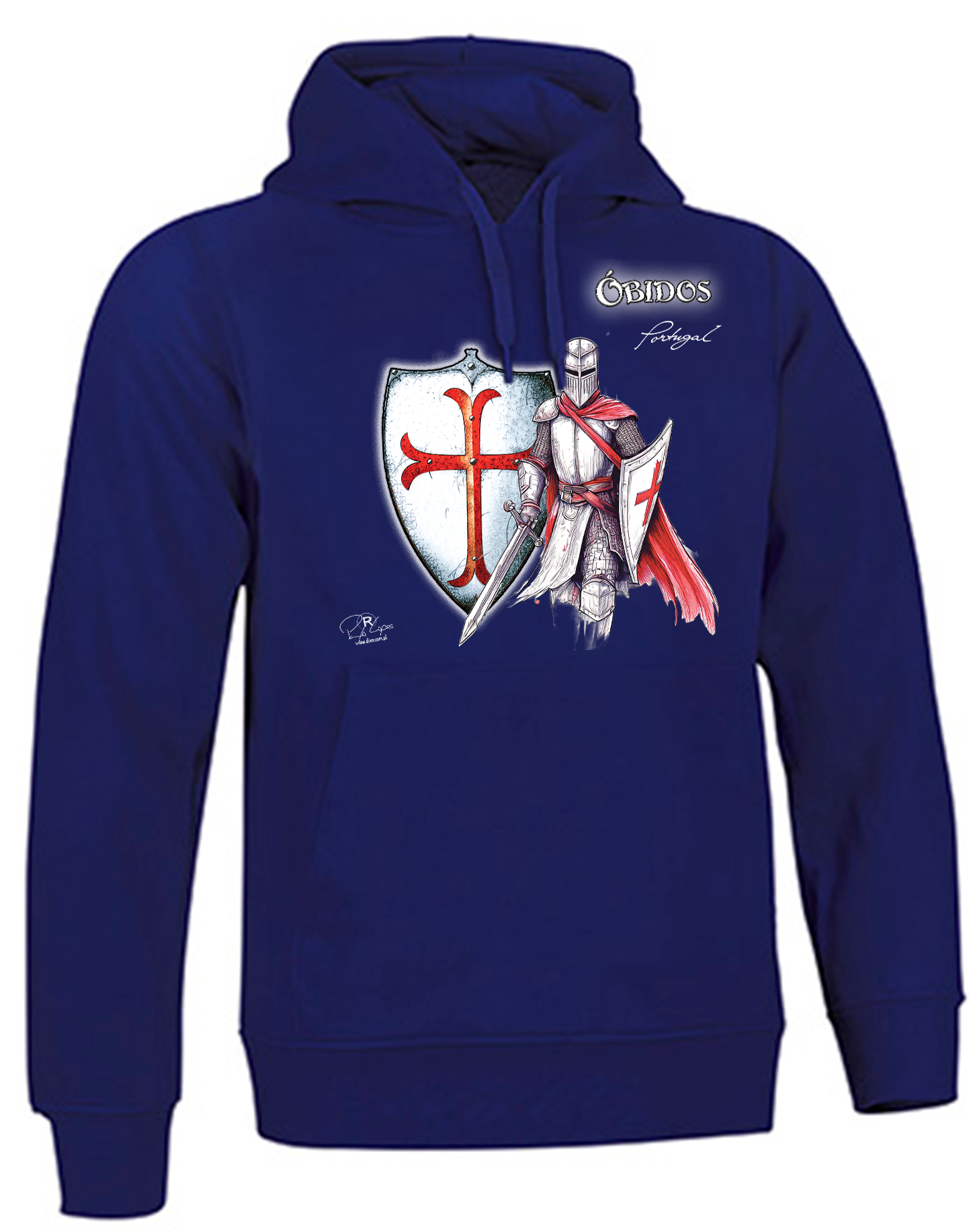Sweatshirt Valento com Capuz, Templário Óbidos