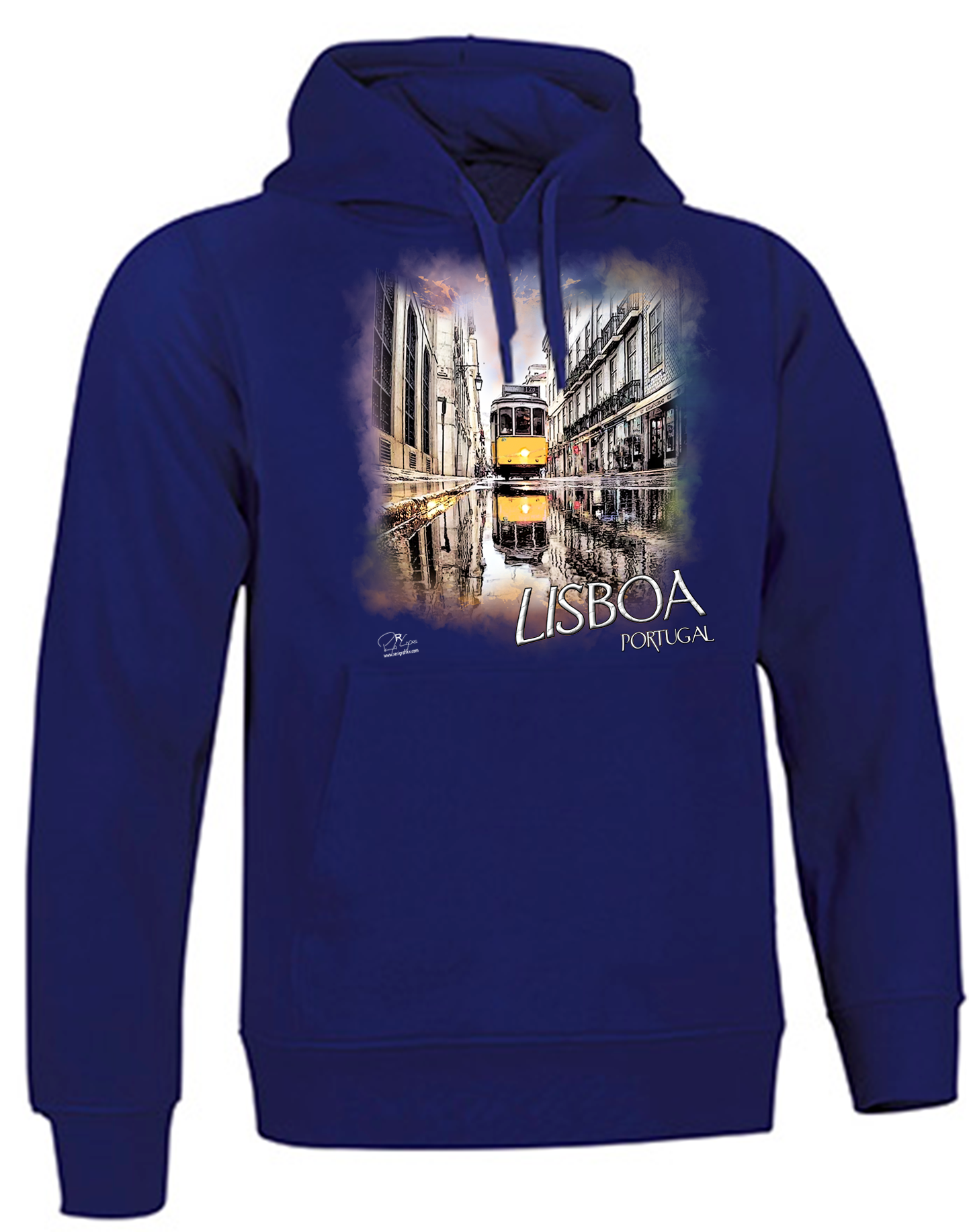 Sweatshirt Valento com Capuz, Espelho Lisboa