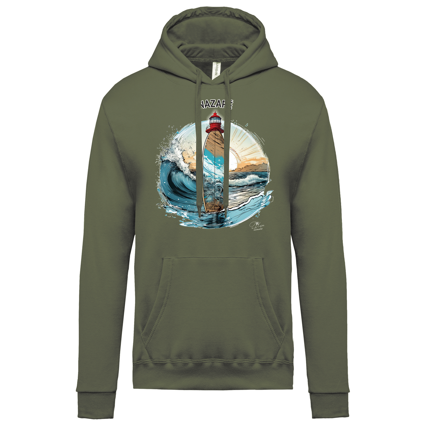 Sweatshirt Kariban com Capuz Sol Nazaré