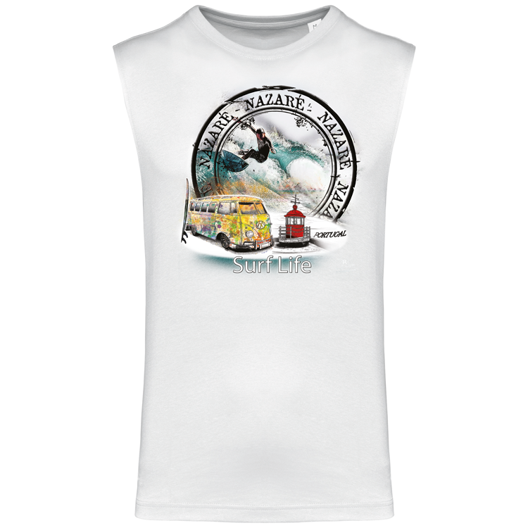 T-shirt Alças Surf Life Nazaré