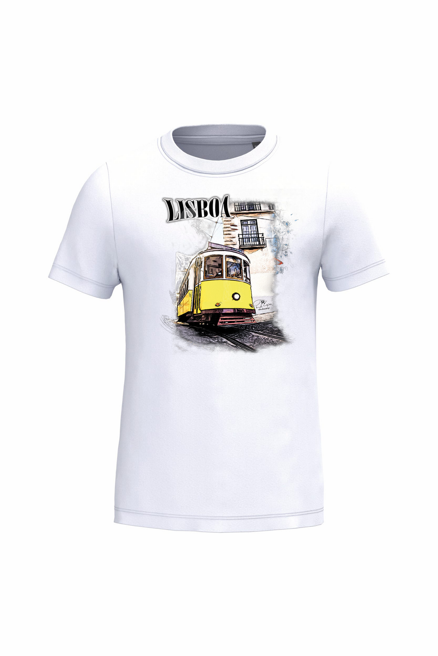 T-shirt de Criança Kariban Crazy Tram