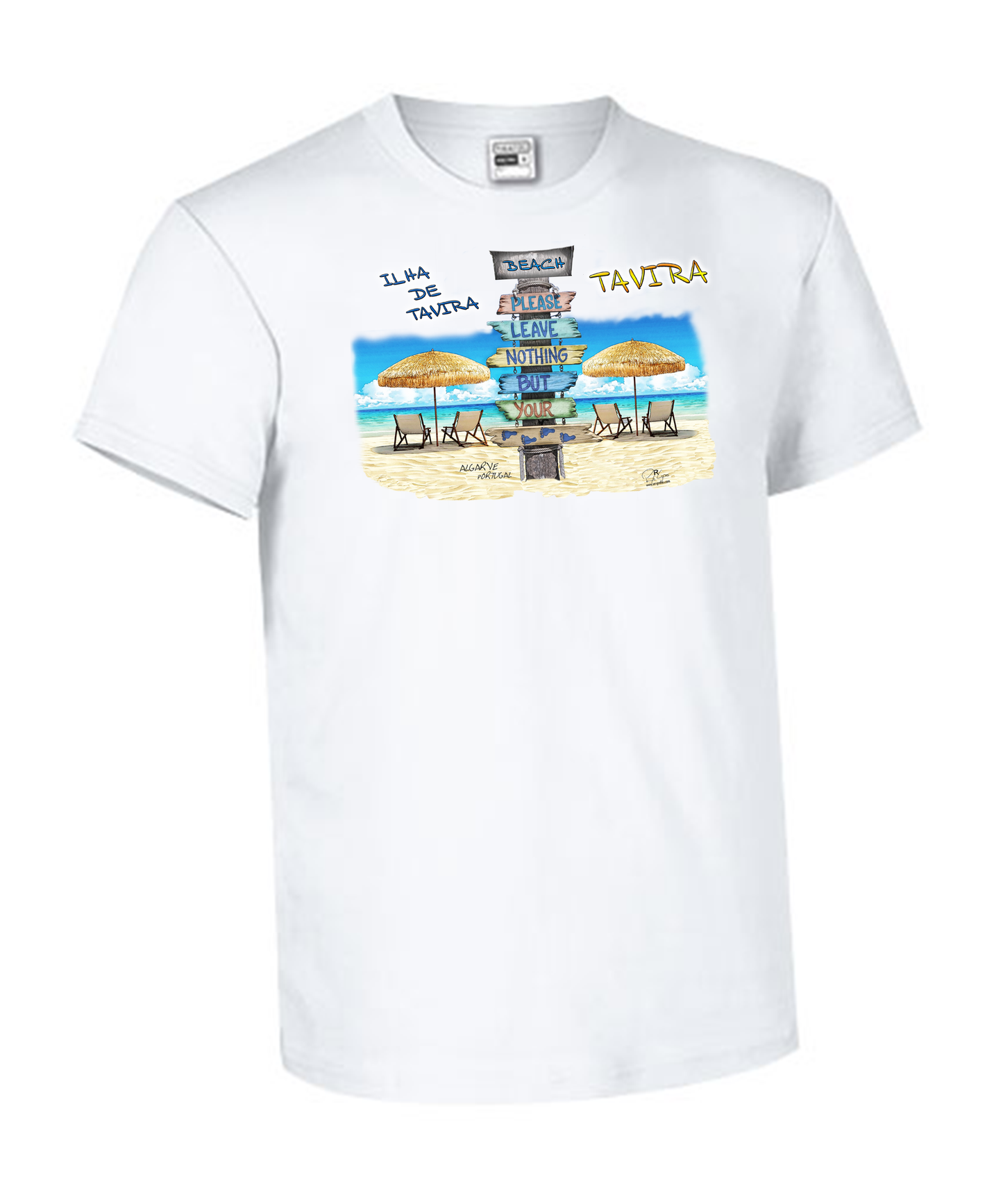 T-shirt Kids Pegadas Tavira
