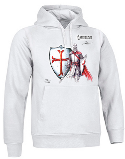 Sweatshirt Valento com Capuz, Templário Óbidos