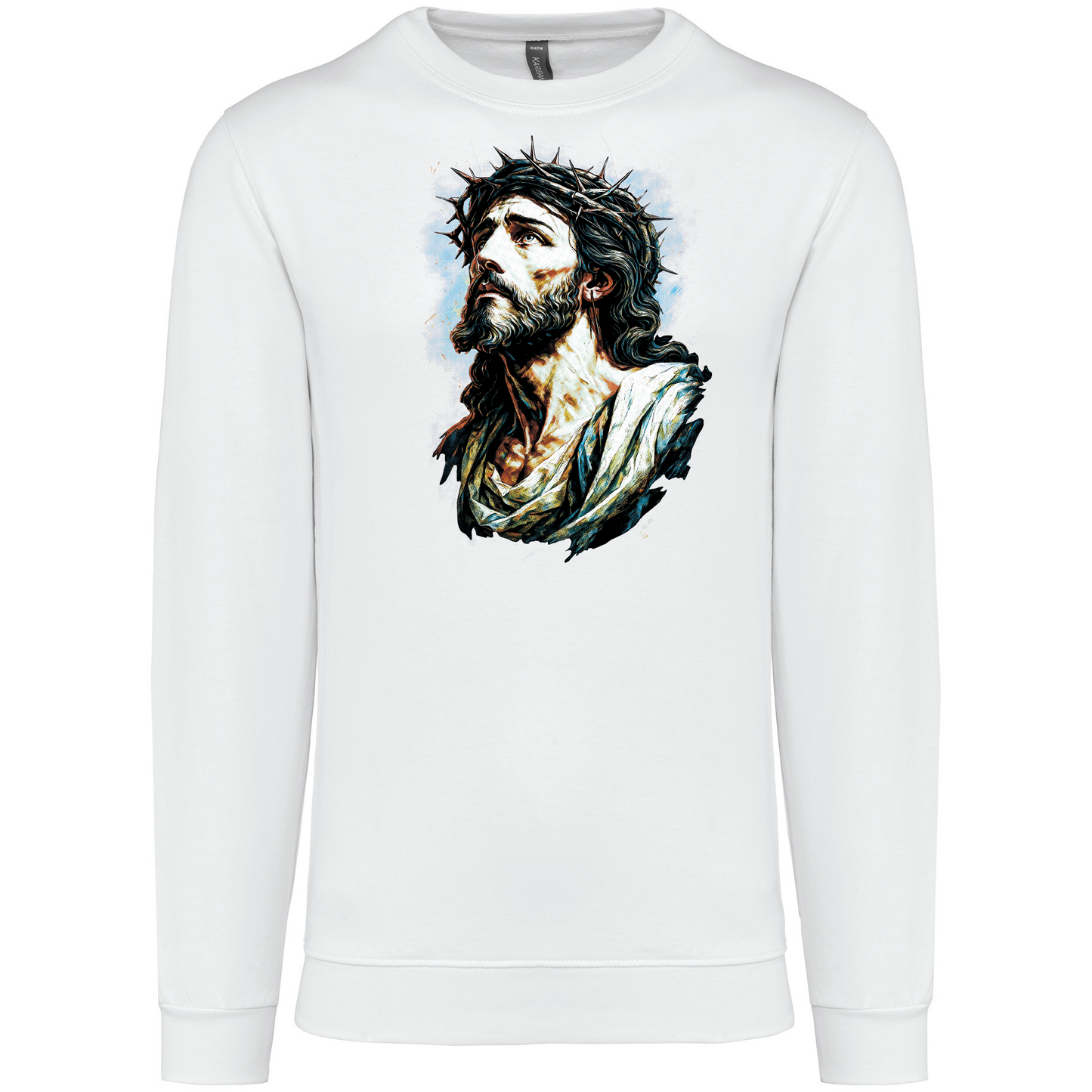 Sweatshirt Kariban sem Capuz Jesus Cristo