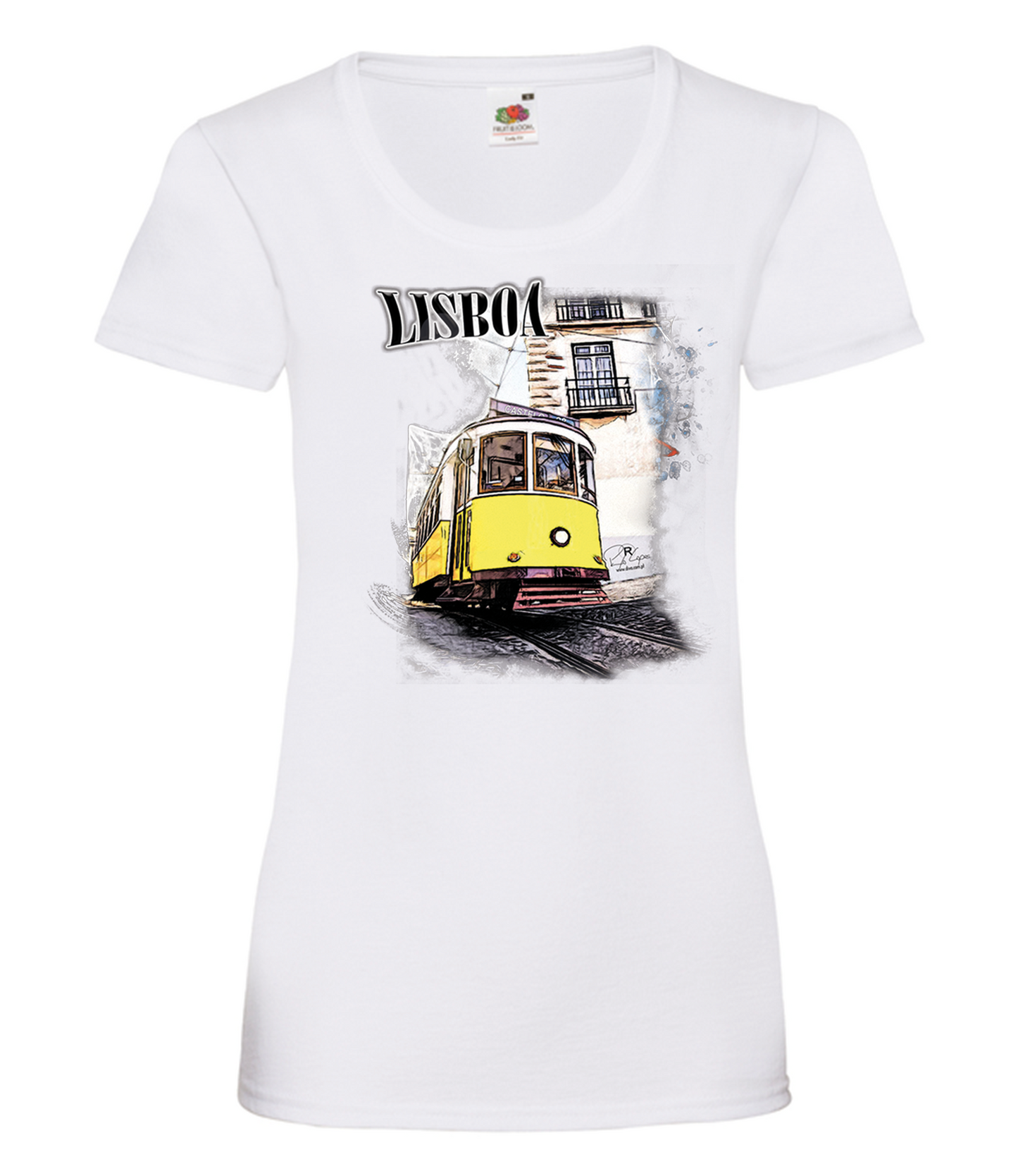 T-shirt Senhora Crazy Tram