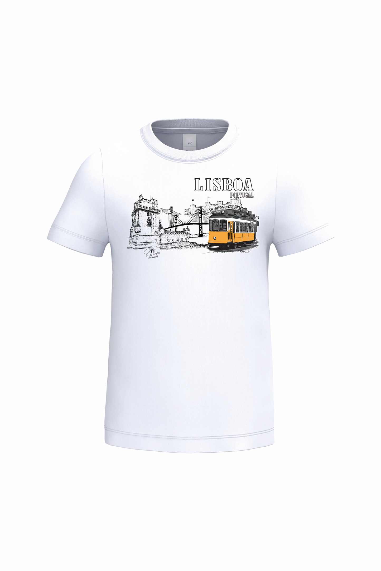 T-shirt Ideal Kids Monumentos Lisboa