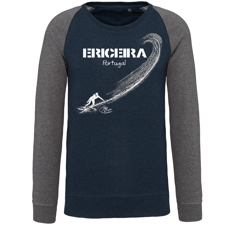 Sweatshirt Bicolor sem capuz Surf Ericeira