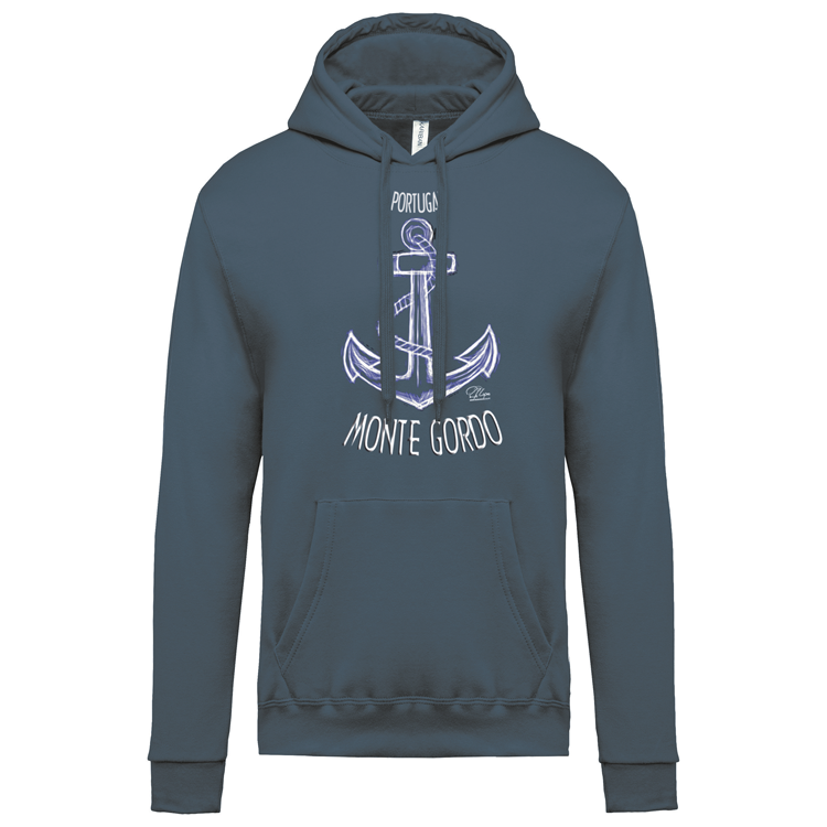 Sweatshirt Kariban com Capuz Âncora Monte Gordo