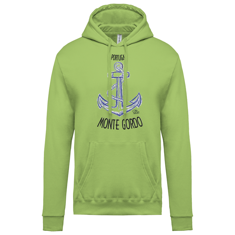 Sweatshirt Kariban com Capuz Âncora Monte Gordo