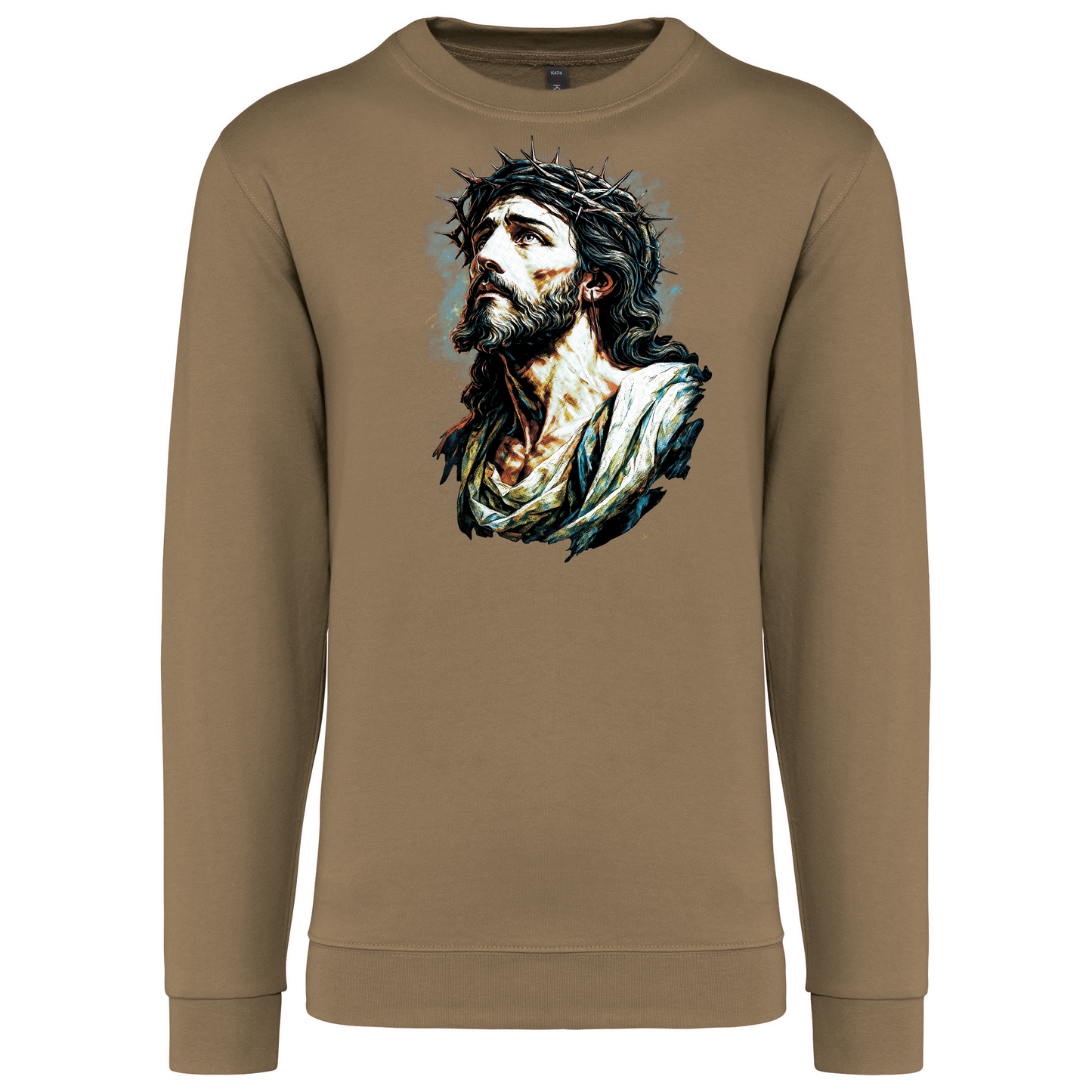 Sweatshirt Kariban sem Capuz Jesus Cristo