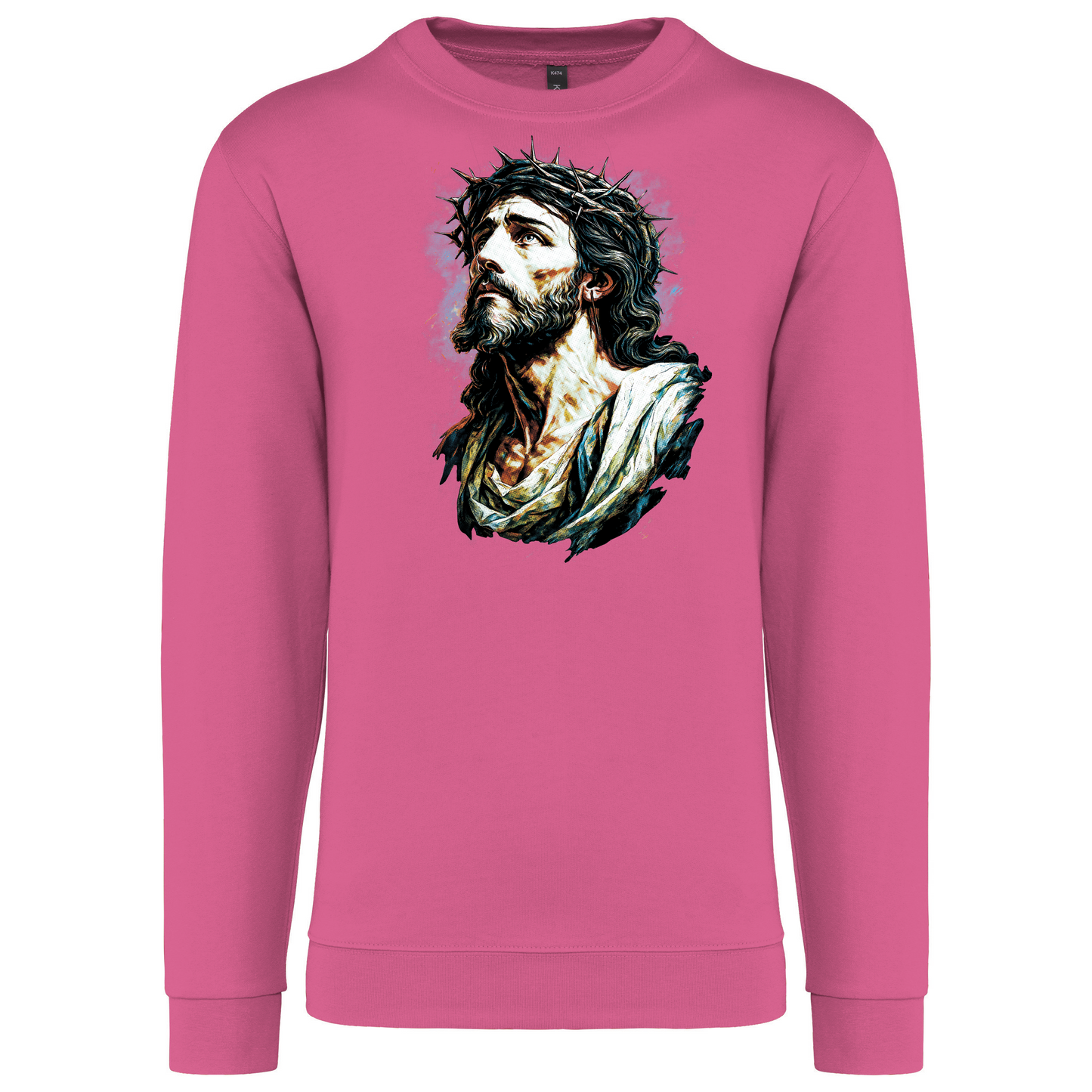 Sweatshirt Kariban sem Capuz Jesus Cristo