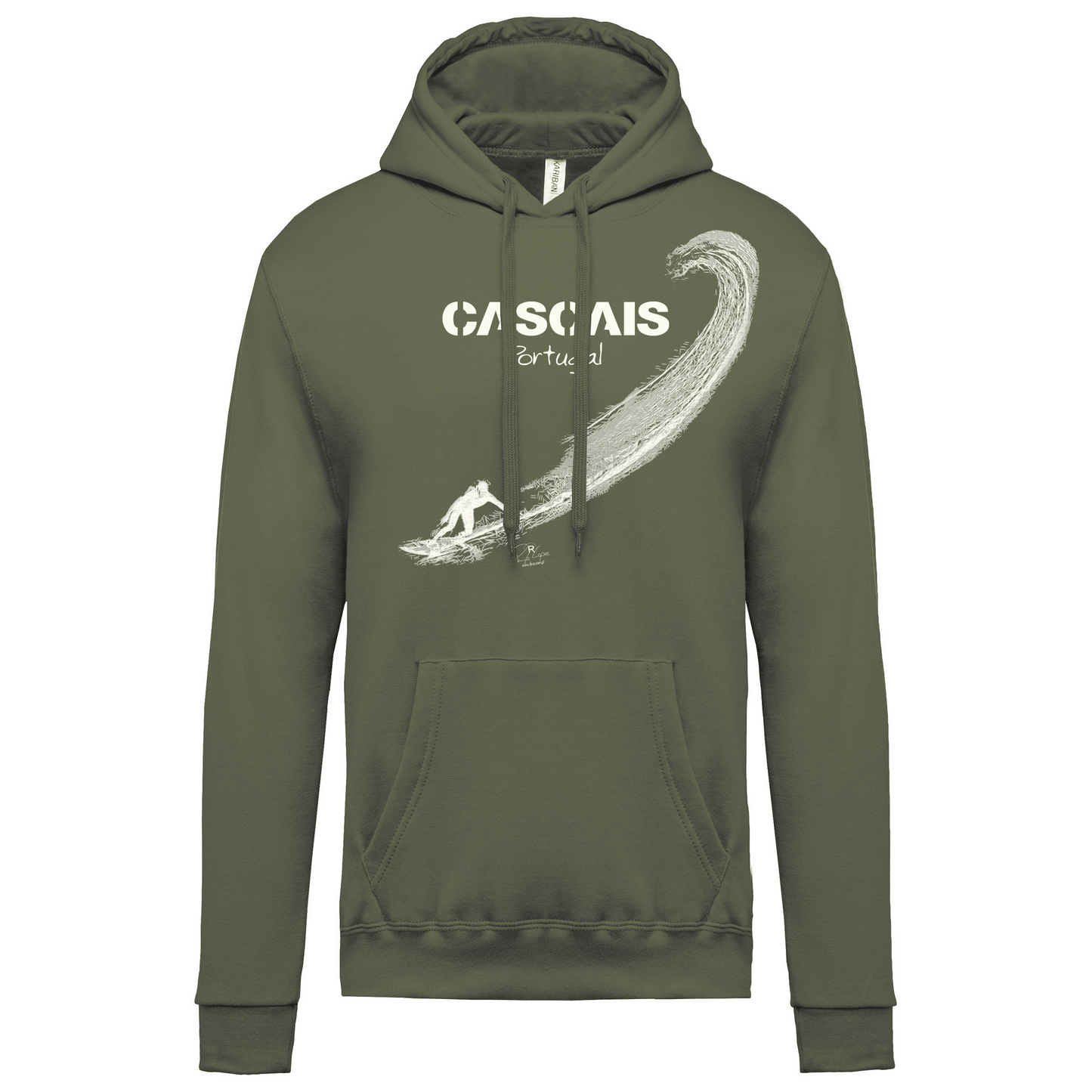 Sweatshirt Kariban com Capuz Surf Cascais