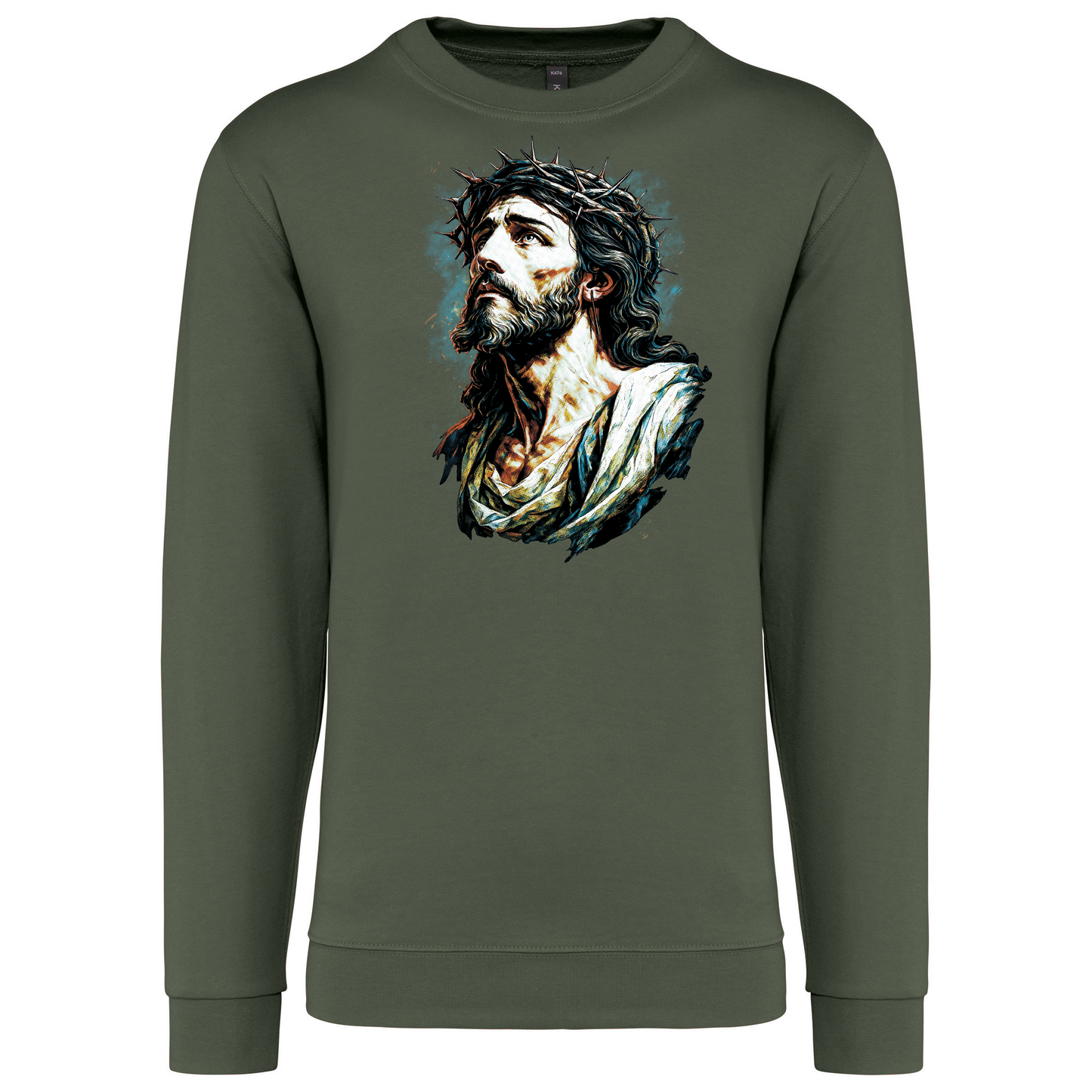 Sweatshirt Kariban sem Capuz Jesus Cristo