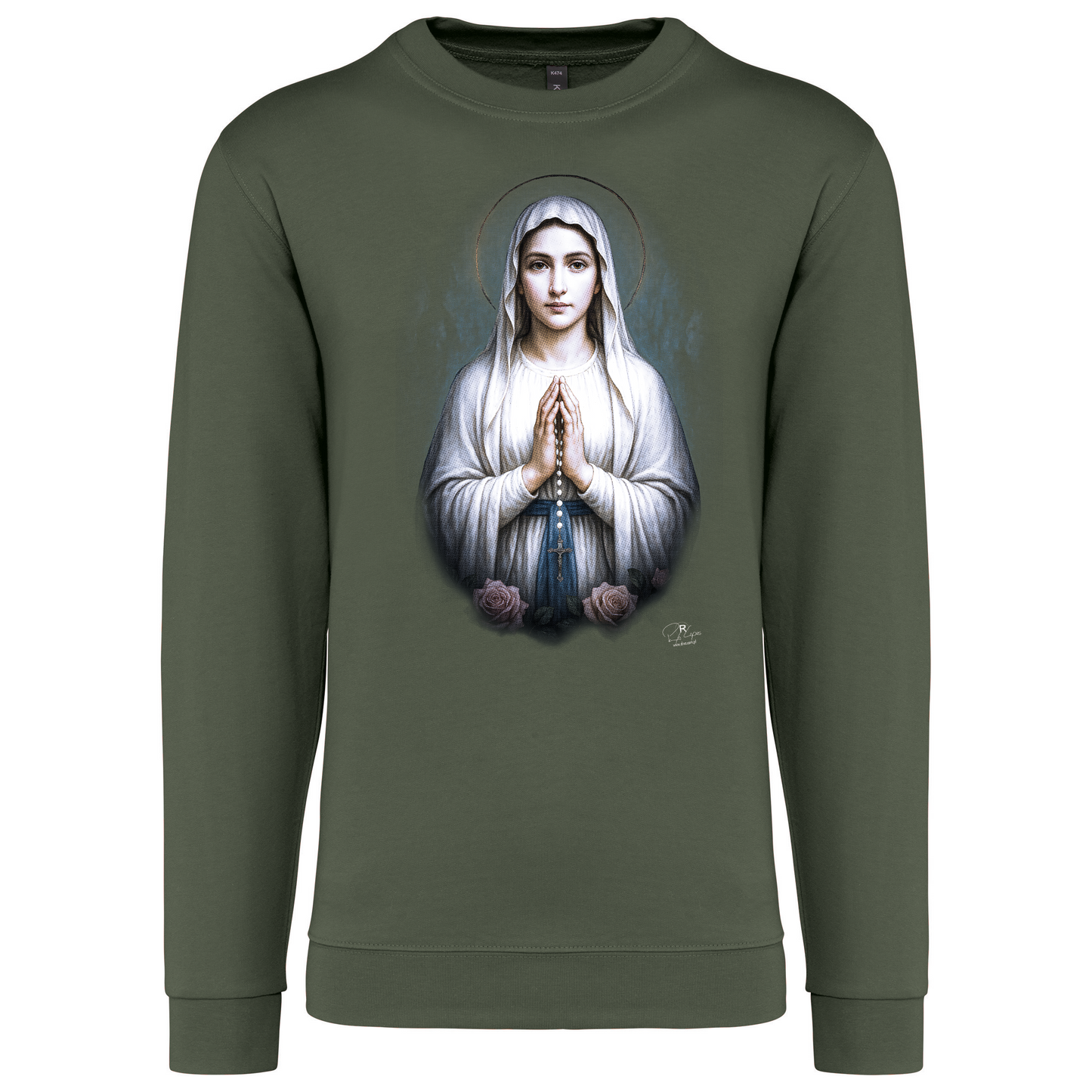 Sweatshirt Kariban sem Capuz Virgem