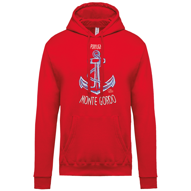 Sweatshirt Kariban com Capuz Âncora Monte Gordo