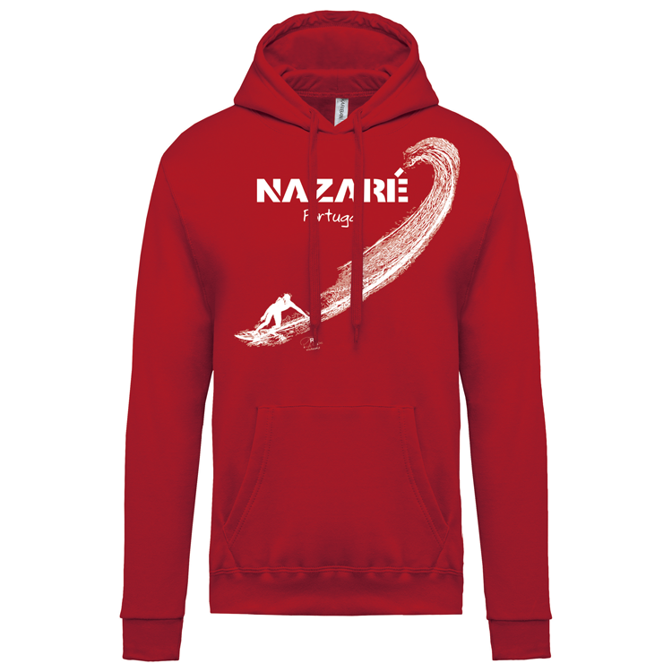 Sweatshirt Kariban com Capuz Surf Nazaré