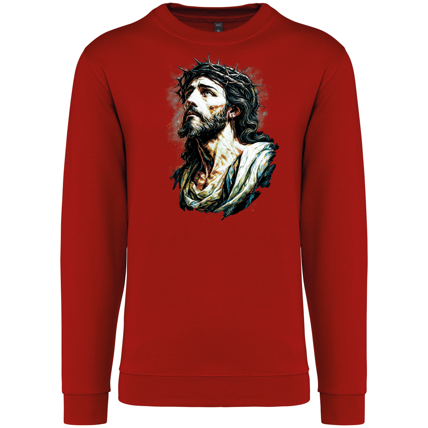 Sweatshirt Kariban sem Capuz Jesus Cristo
