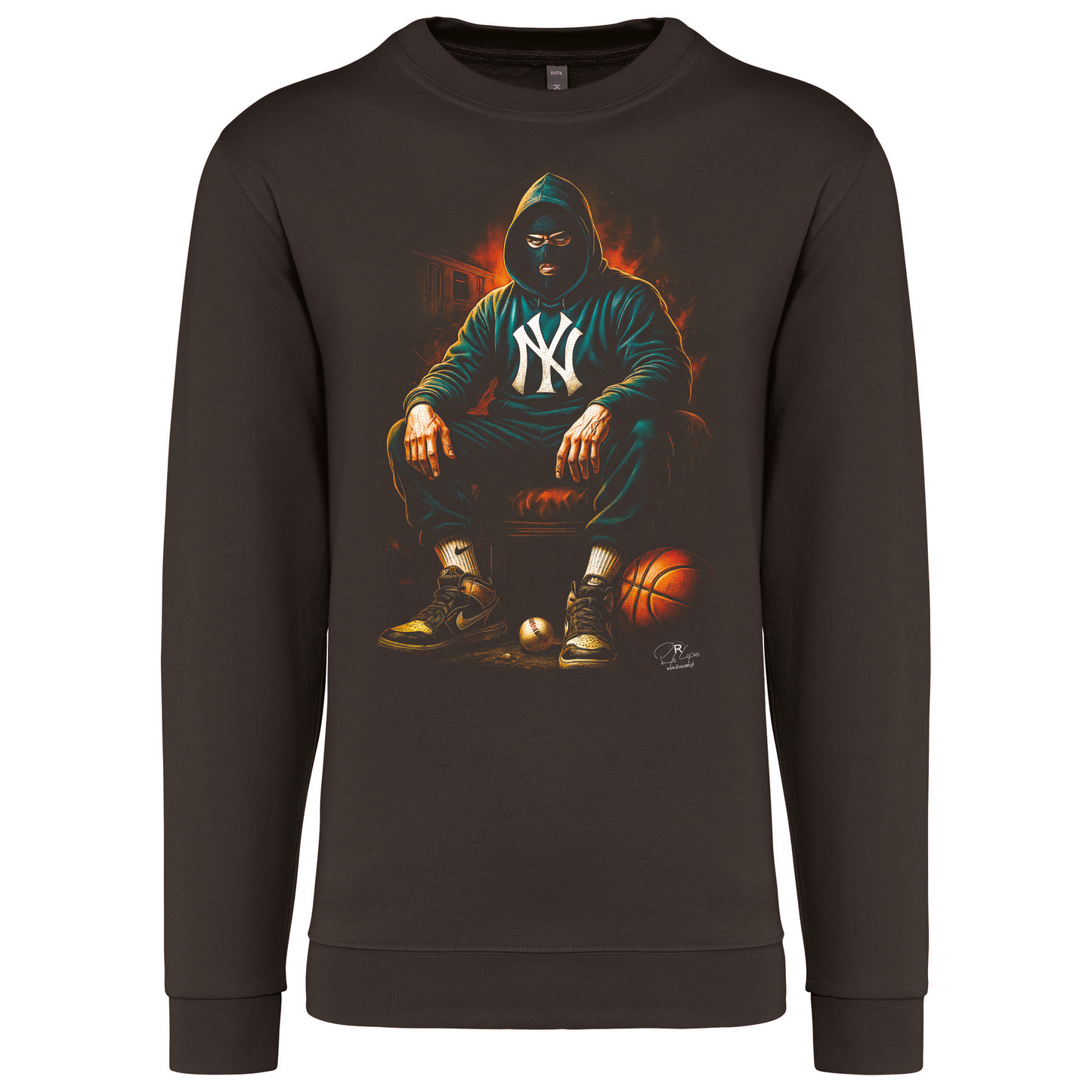 Sweatshirt Kariban sem Capuz Ny Bro