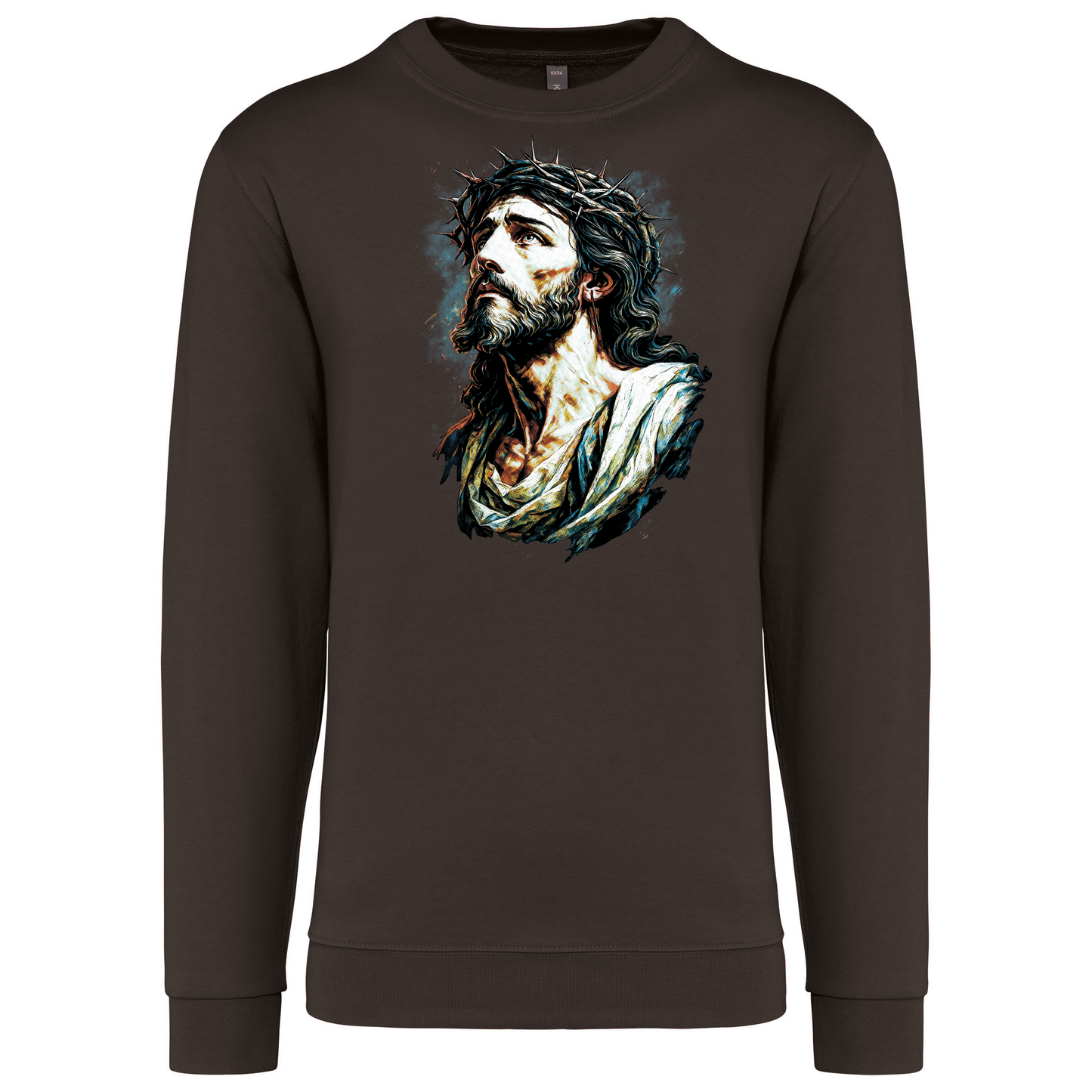 Sweatshirt Kariban sem Capuz Jesus Cristo