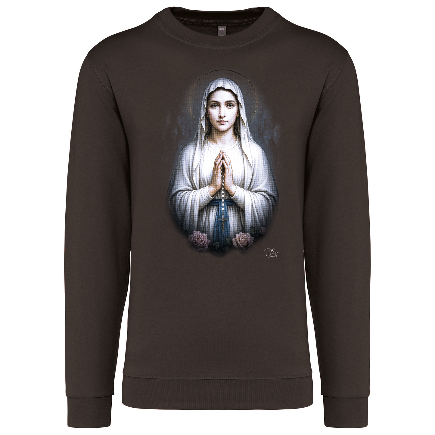 Sweatshirt Kariban sem Capuz Virgem