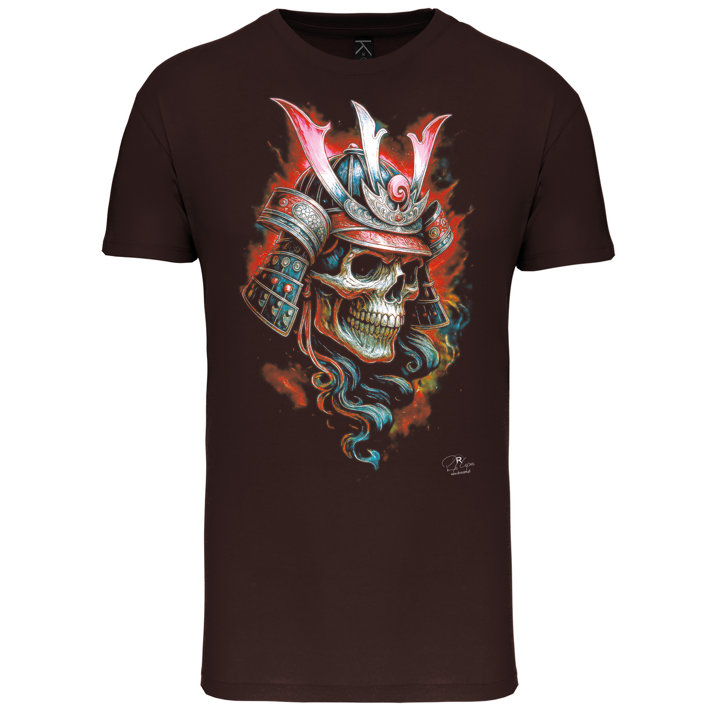 T-Shirt Algodão Biológico Samurai Skull