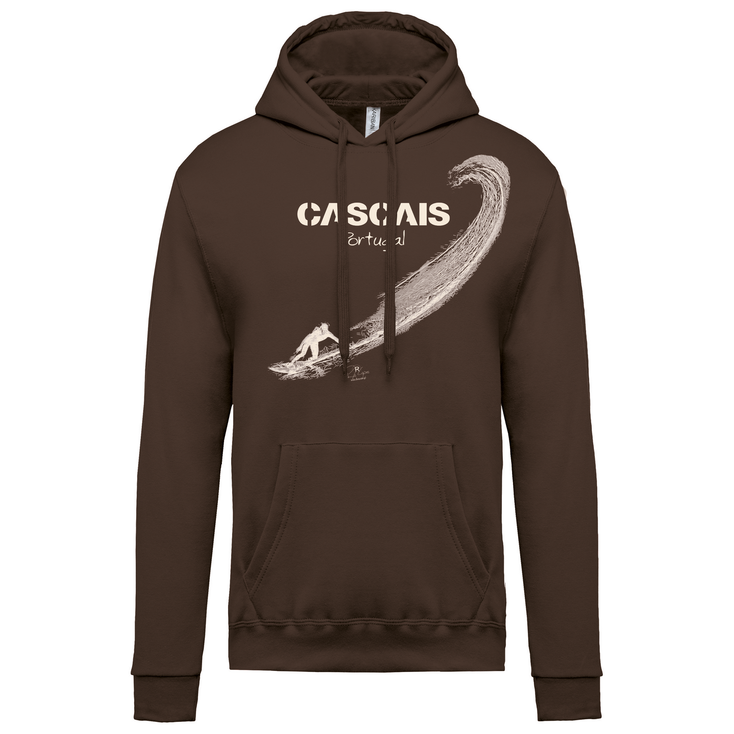 Sweatshirt Kariban com Capuz Surf Cascais