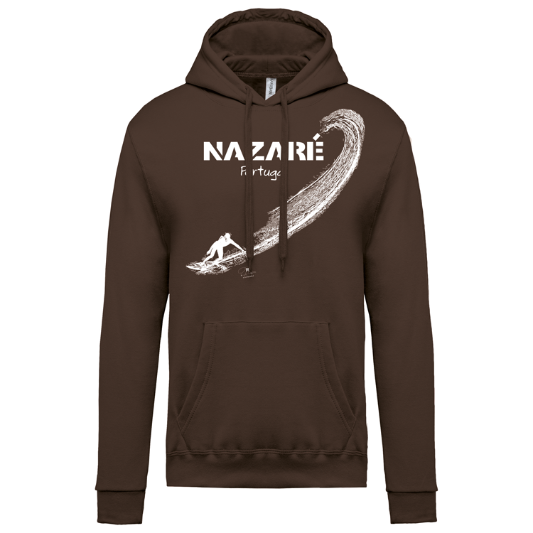 Sweatshirt Kariban com Capuz Surf Nazaré