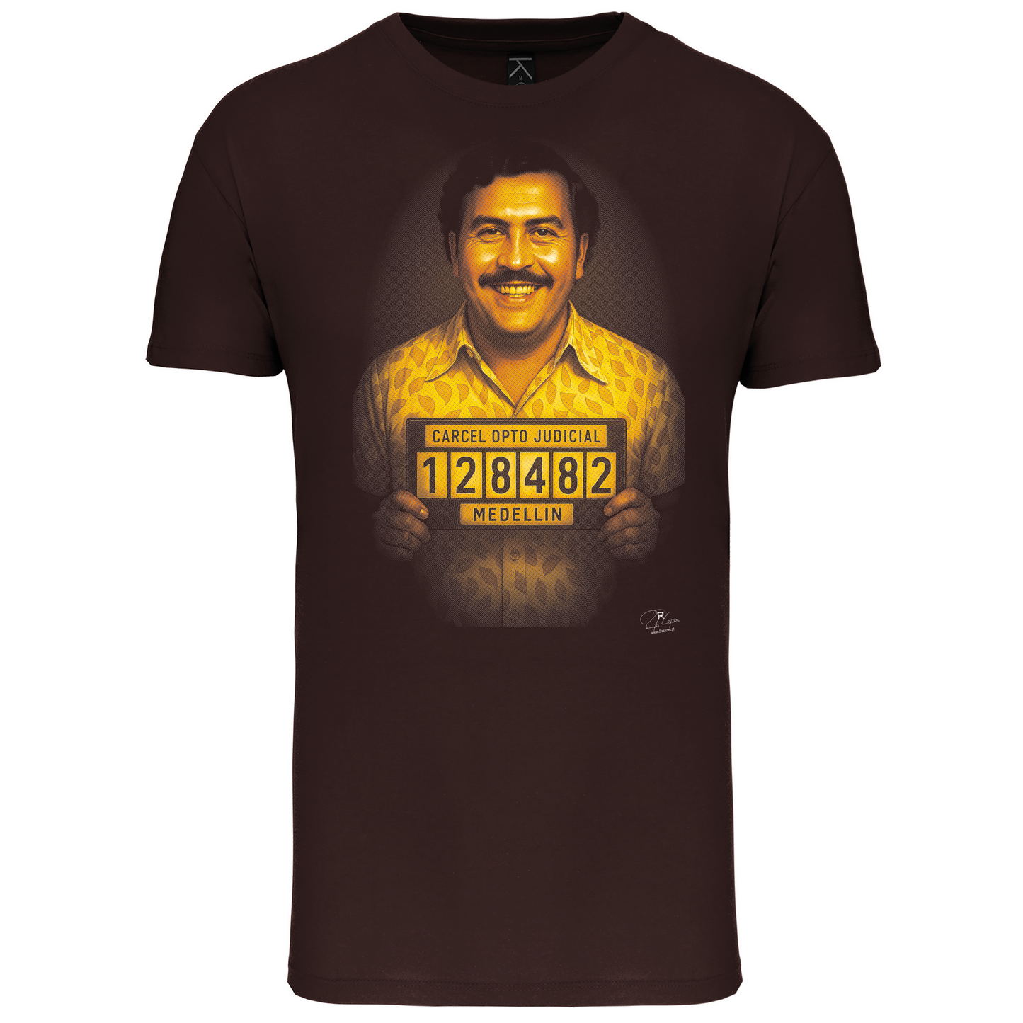 T-Shirt Algodão Biológico Pablo Escobar