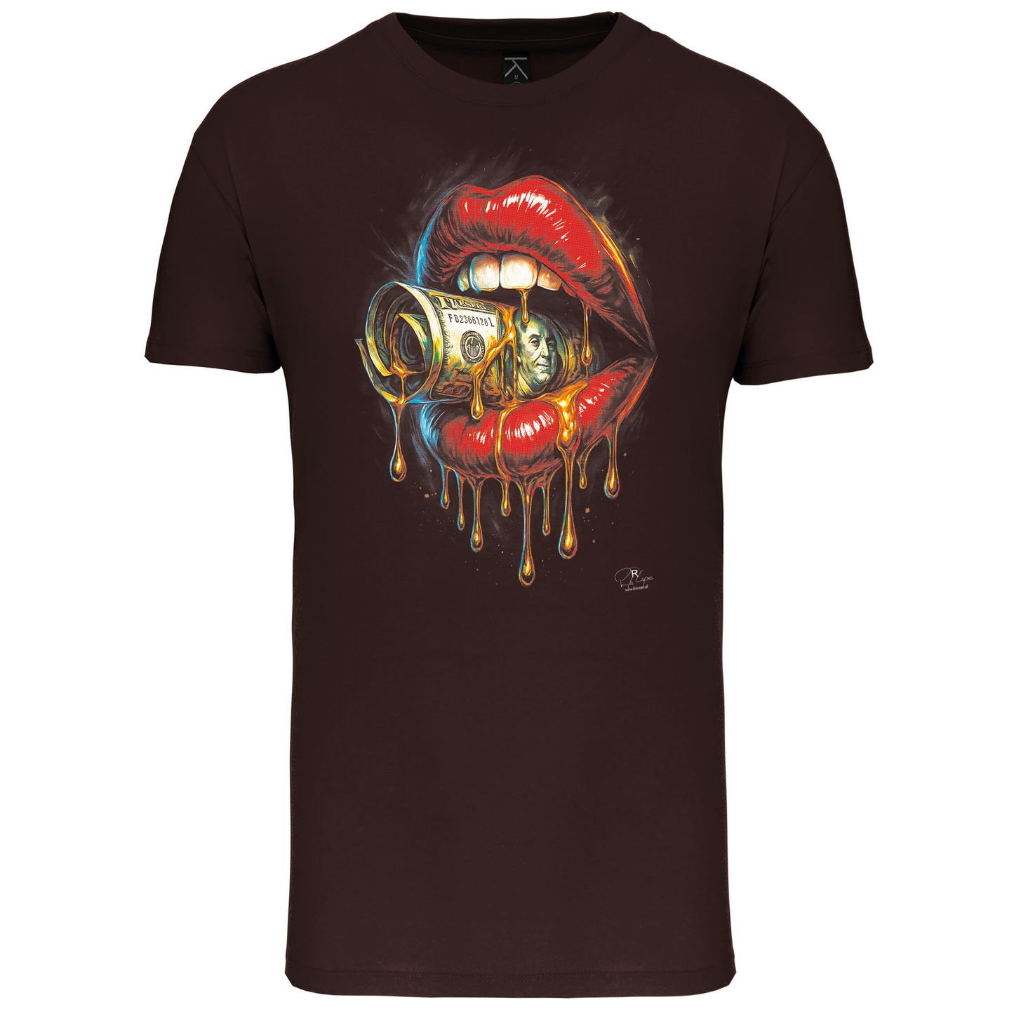 T-Shirt Algodão Biológico Money Lips
