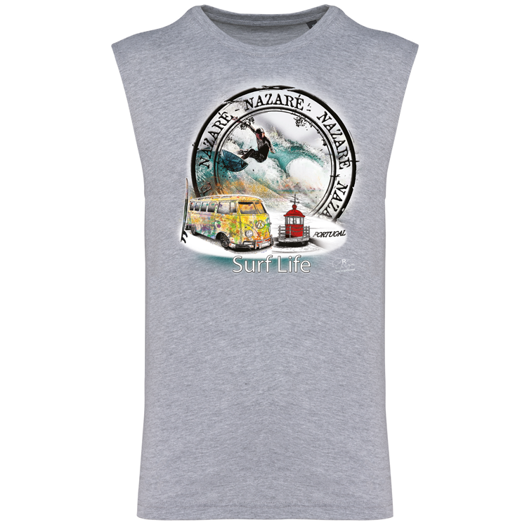 T-shirt Alças Surf Life Nazaré