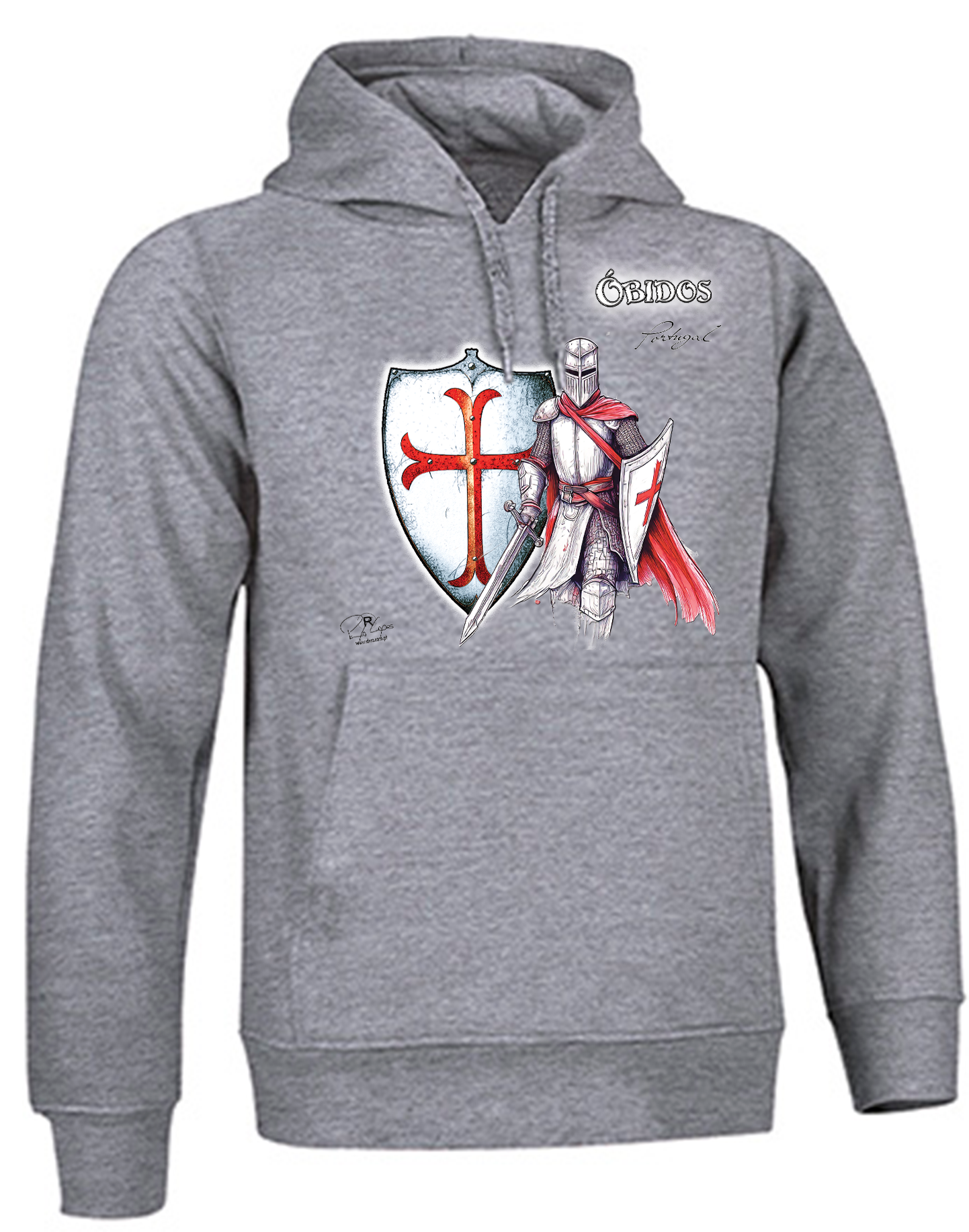 Sweatshirt Valento com Capuz, Templário Óbidos