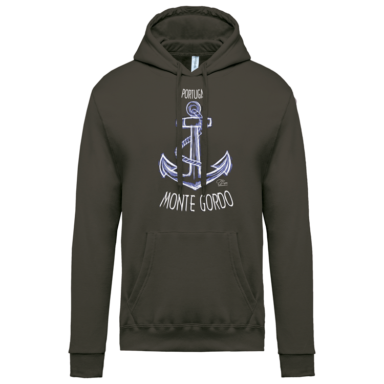 Sweatshirt Kariban com Capuz Âncora Monte Gordo