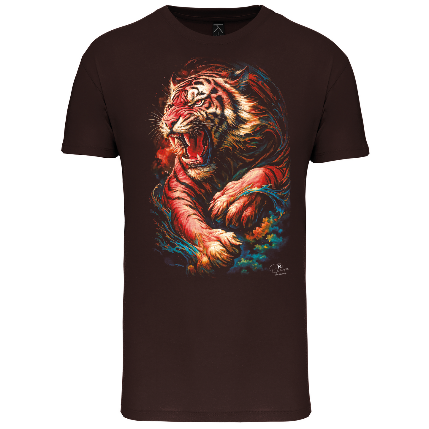 T-Shirt Algodão Biológico Angry Tiger