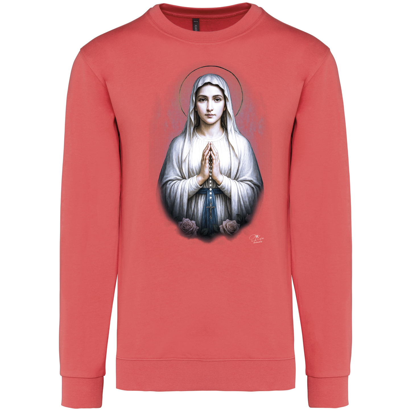 Sweatshirt Kariban sem Capuz Virgem